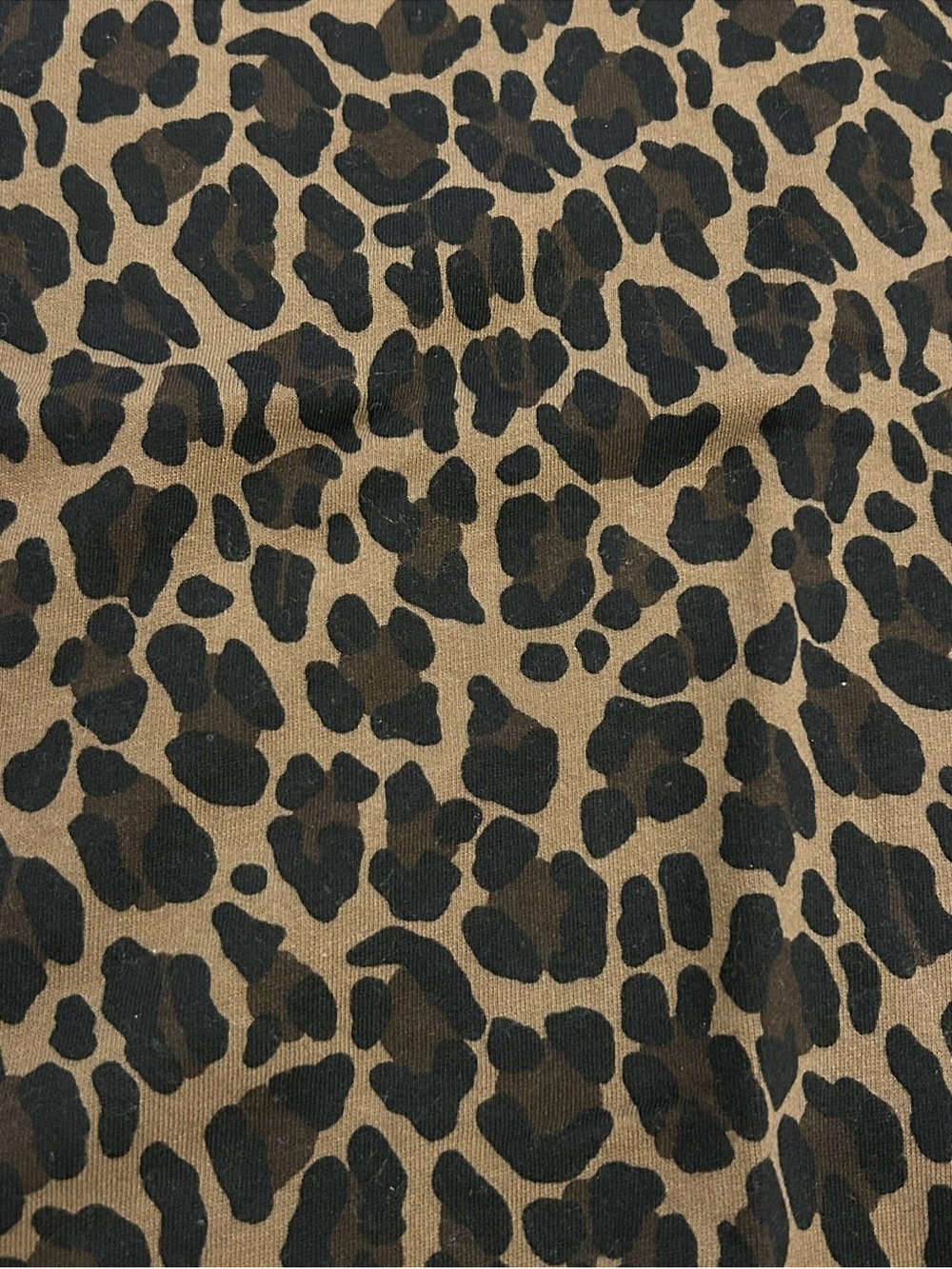 Clare V Leopard Print French Terry Sweatshirt Size Large - Picture 5 of 7